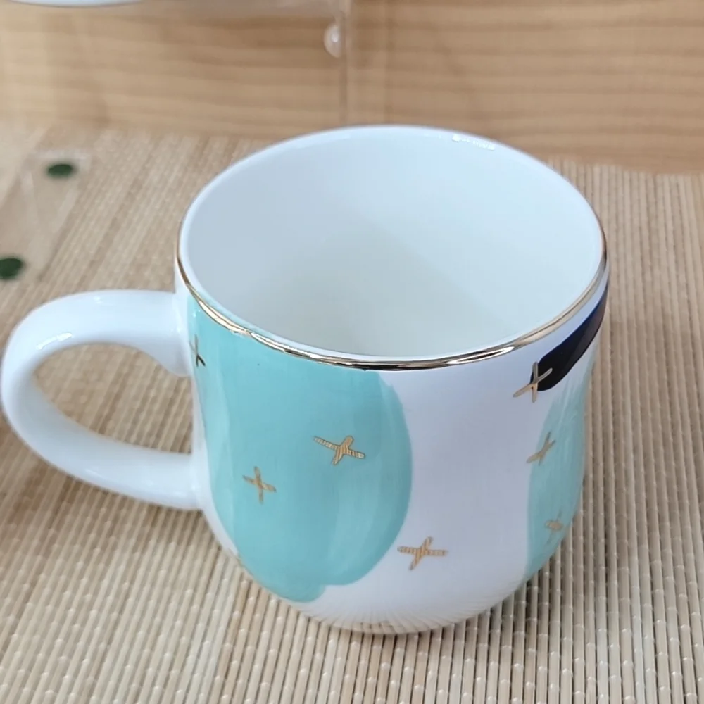Pier 1 Set of 3 Anthropologie Artist Mugs